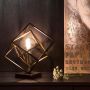 Cubes Bordslampa Mässing/Svart 36cm från Aneta Lighting