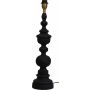 London Bordslampa Antique Black Trä 66cm från Hallbergs Lampskärmar