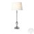 Edit Bordslampa Krom/Vit Oval Lampskärm från Cottex
