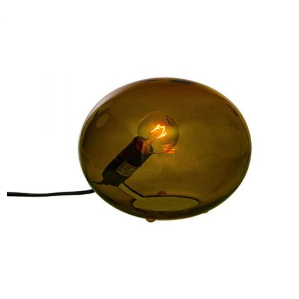 Globus Bordlampe Brun 13cm