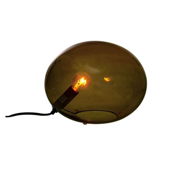 Globus Bordlampe Brun 24cm
