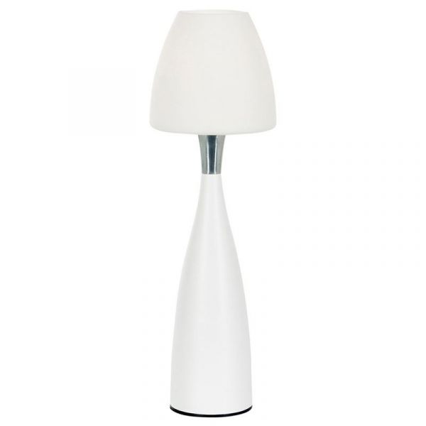 Anemon Hvit/Opalglass 39cm Bordlampe