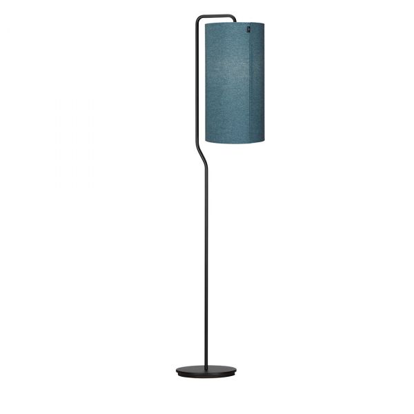 Pensile gulv lampe Svart/Blå 170cm