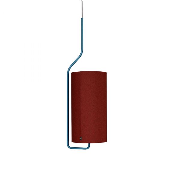 Pensile Taklampe Azurite/Rød 100cm