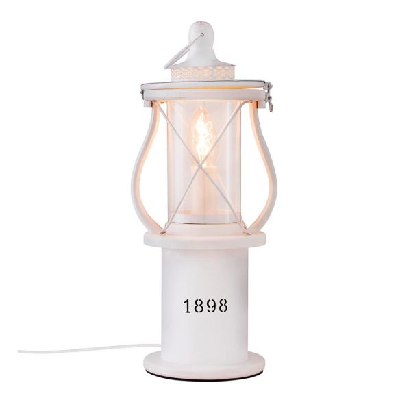 1898 Hvit Bordlampe