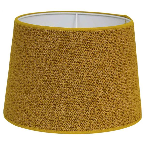 Boucle Lampeskjerm 20cm Gylden gul