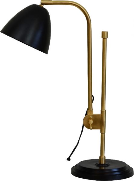 Harmonic Skrivebordlampe Svart/Mässing 38cm