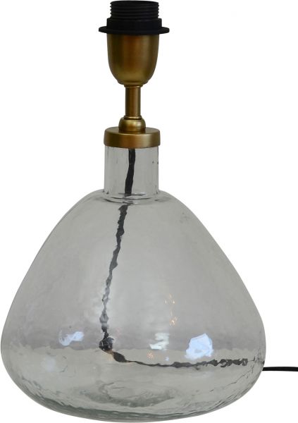 Murano Bordlampe Klar Glass 32cm