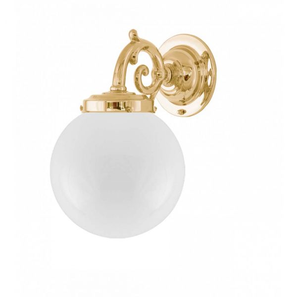 Topelius Messing/Kule Opal Ip24 Vegglampe