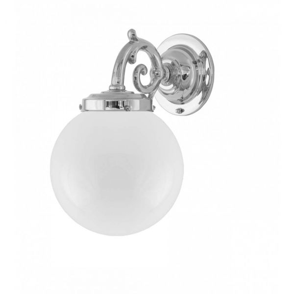 Topelius Nikkel/Kule Opal Ip24 Vegglampe