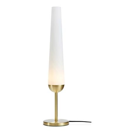 Bern White/Brass Bordlampe