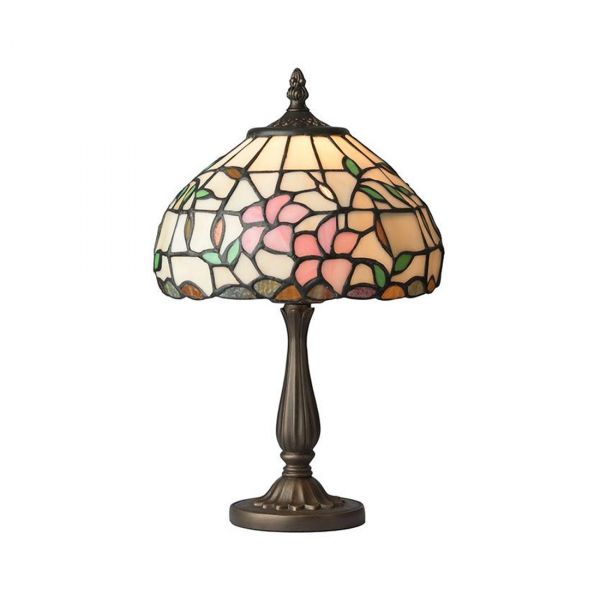 Hibiskus Tiffany 20cm Bordlampe