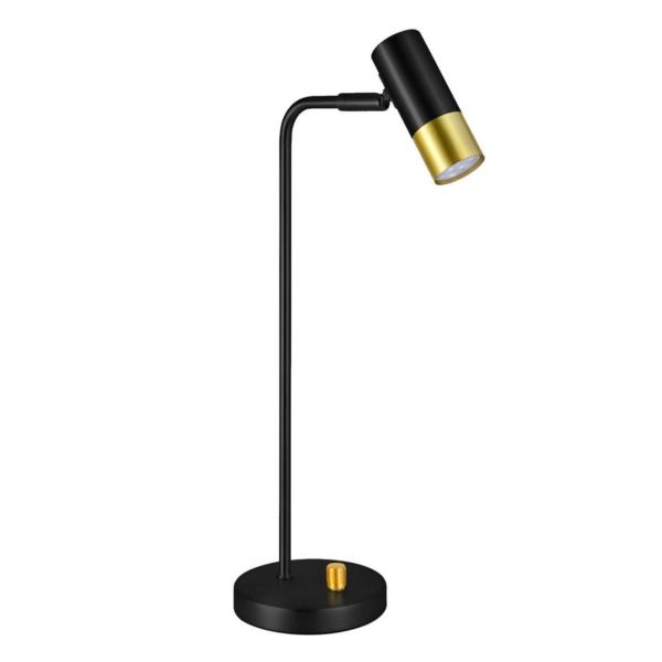 Mini Bordlampe Svart/Messing 43cm