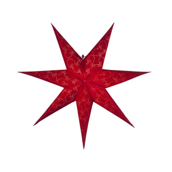 Decorus Rød 63cm Pappstjerne