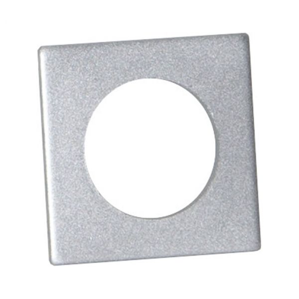 Lett mansjett 7-pakks tilbehør Square 3,2 cm sølv