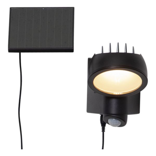 Powerspot Solcelle Vegglampe 5/150Lm Bevegelsessensor