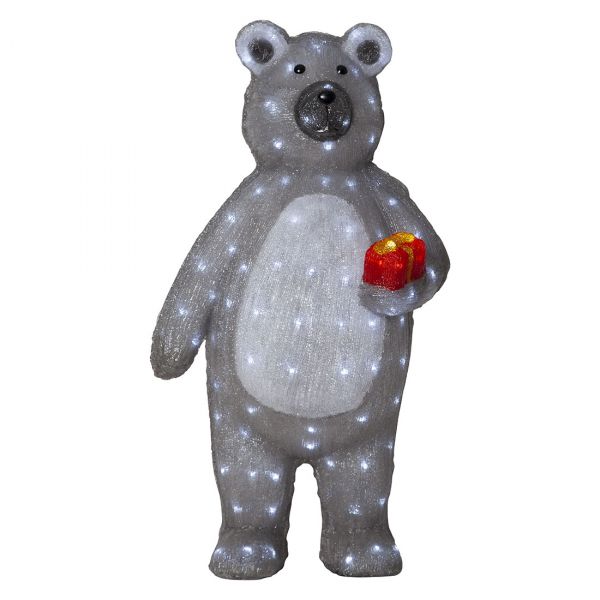 Utendørs dekorasjon Crystalo bjørn 89cm