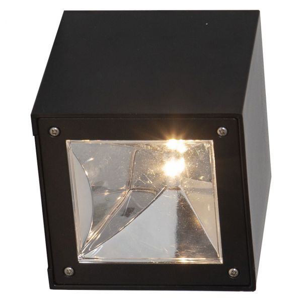 Wally Cube Solcelles Vegglampe 20Lm Svart