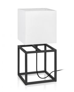 Cube Svart/Vit 45cm Bordslampa från Markslöjd